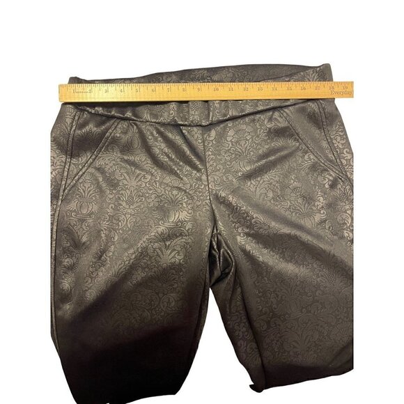 Jessica Simpson Faux Leather Brocade Pattern Leggings Size 1X - Picture 12 of 16